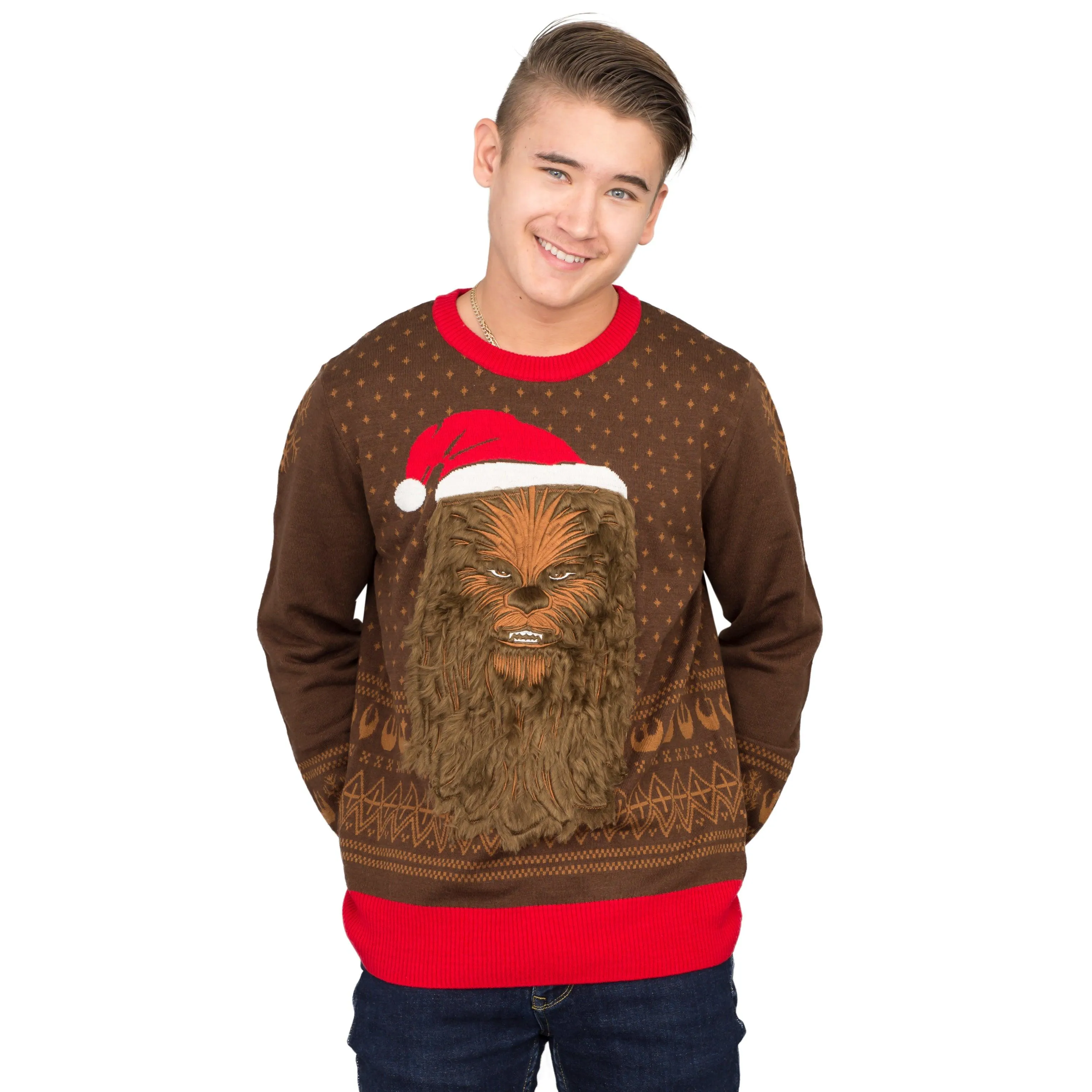 Star Wars Chewbacca Furry Face Ugly Christmas Sweater
