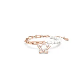 Stella Crystal Star White Rose Gold-tone Plated Bracelet 5645461