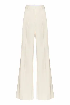 Suit Trousers With Decorative Stitching