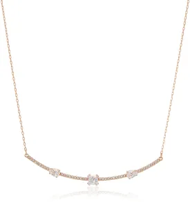SWAROVSKI gray necklace - Rose Gold 5290962