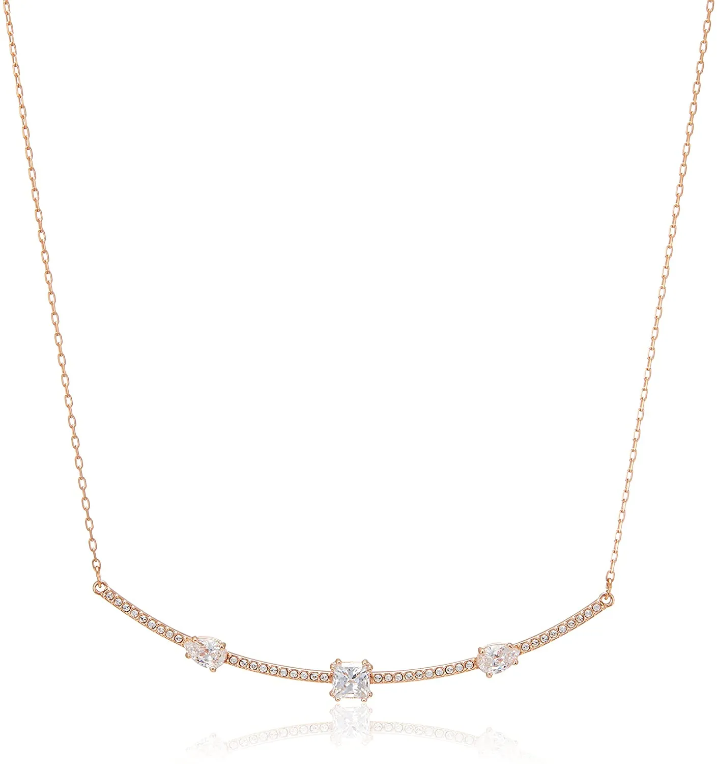 SWAROVSKI gray necklace - Rose Gold 5290962