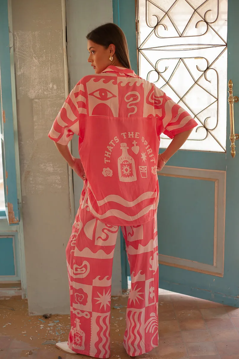 Thats the Spirit Pants- Pink