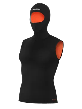 Used Bare 5/3mm Ultrawarmth Hooded Vest Womens, Black,