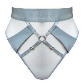 Vero high waist thong - dusty blue