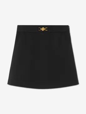 Versace Girls Punto Milano Skirt in Black