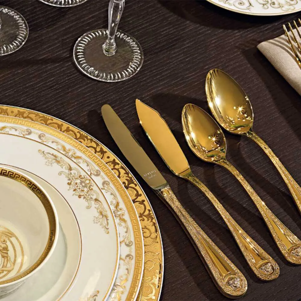 Versace meets Rosenthal Medusa Cutlery Dinner spoon plated