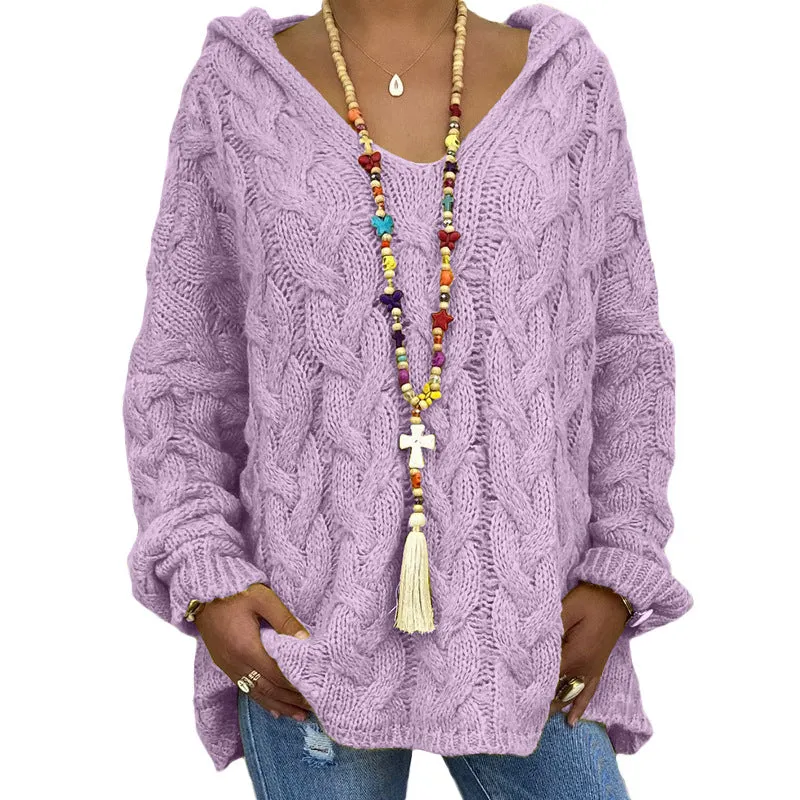 Women's Casual Hoodie Knitwear