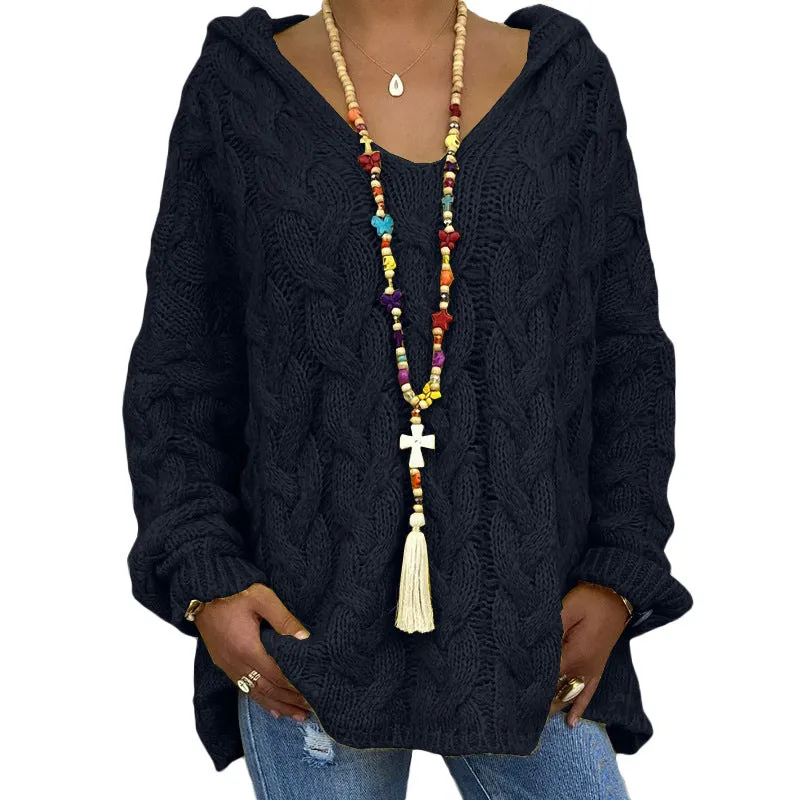 Women's Casual Hoodie Knitwear