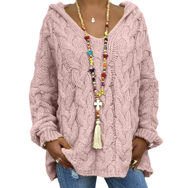 Women's Casual Hoodie Knitwear