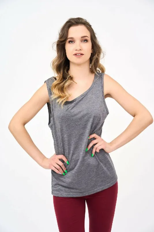 Women's Vests in Charcoal!